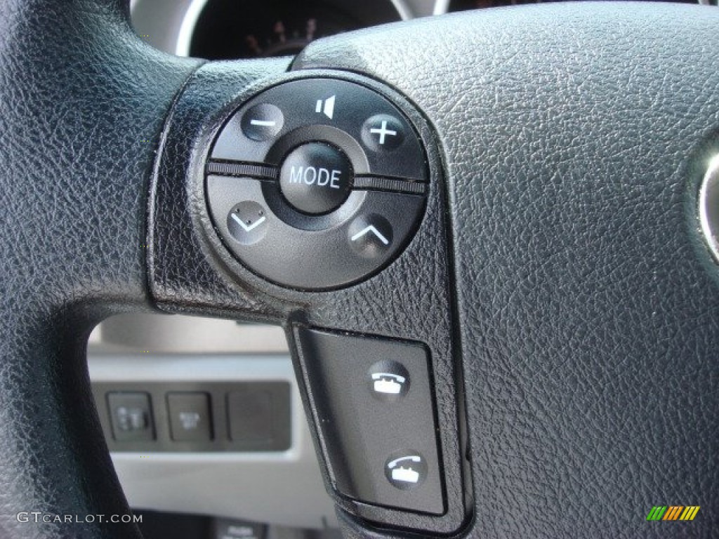 2010 Tundra SR5 CrewMax - Super White / Graphite Gray photo #16