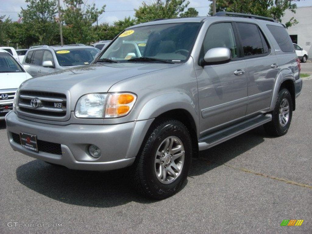 2003 Sequoia Limited 4WD - Silver Sky Metallic / Charcoal photo #5