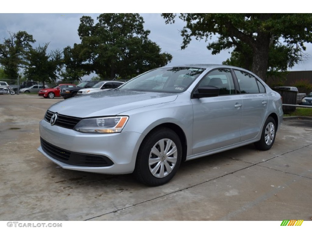 2013 Jetta S Sedan - Reflex Silver Metallic / Titan Black photo #1