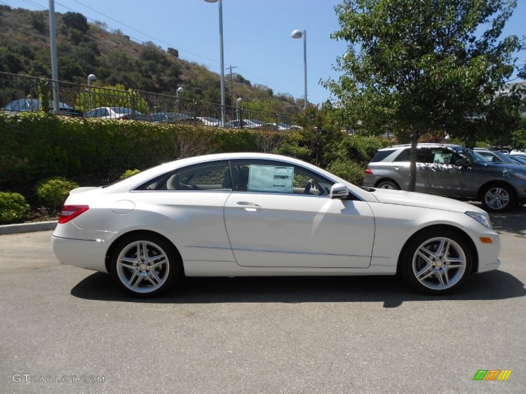 Diamond White Metallic 2013 Mercedes-Benz E 350 Coupe Exterior Photo #69880117