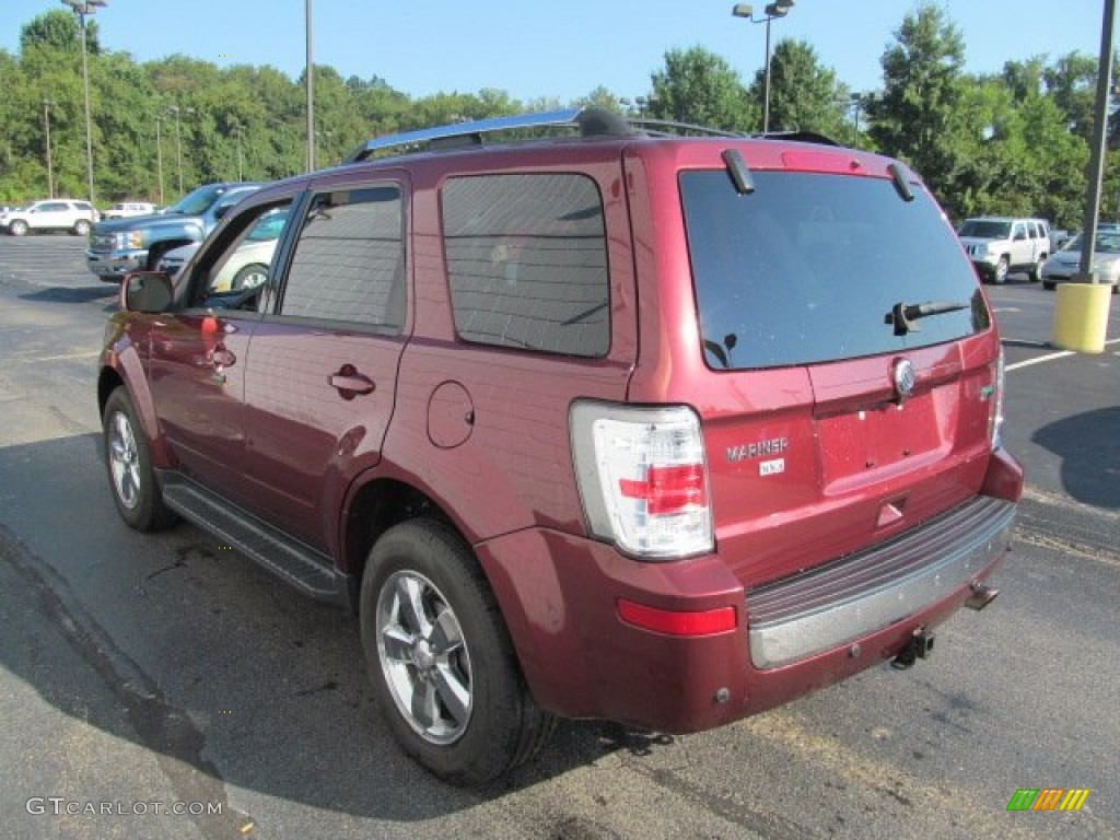 Wine Red Metallic 2010 Mercury Mariner V6 Premier 4WD Voga Package Exterior Photo #69880255
