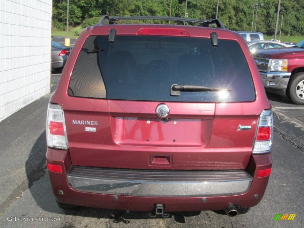 Wine Red Metallic 2010 Mercury Mariner V6 Premier 4WD Voga Package Exterior Photo #69880264