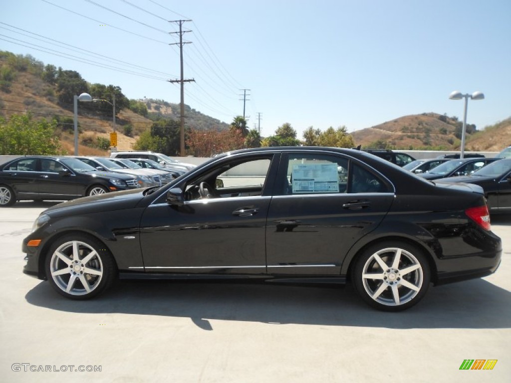 Black 2012 Mercedes-Benz C 250 Sport Exterior Photo #69880810