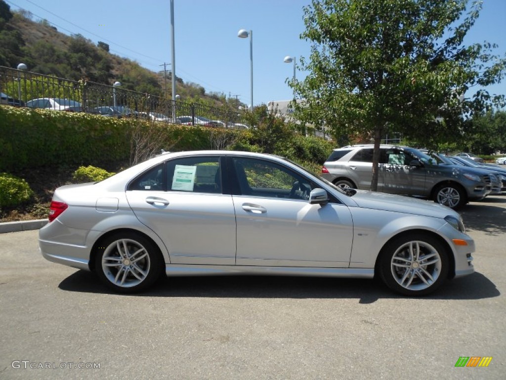 Iridium Silver Metallic 2012 Mercedes-Benz C 250 Sport Exterior Photo #69880969