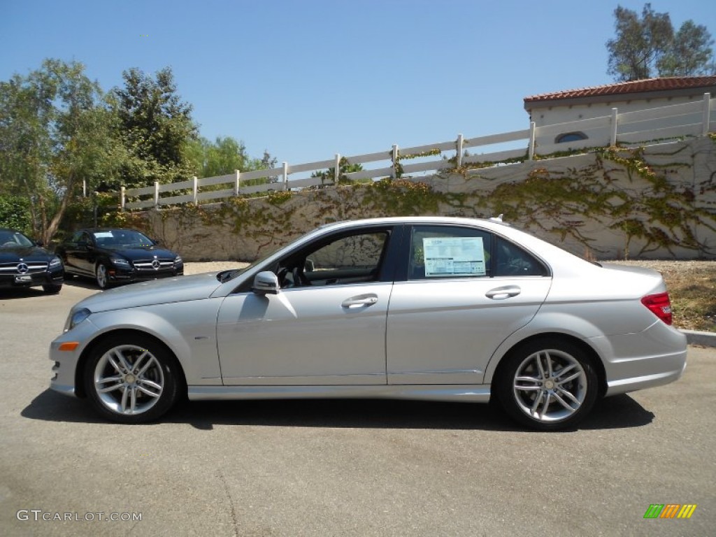 Iridium Silver Metallic 2012 Mercedes-Benz C 250 Sport Exterior Photo #69881038