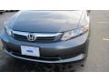 2012 Polished Metal Metallic Honda Civic LX Sedan  photo #9