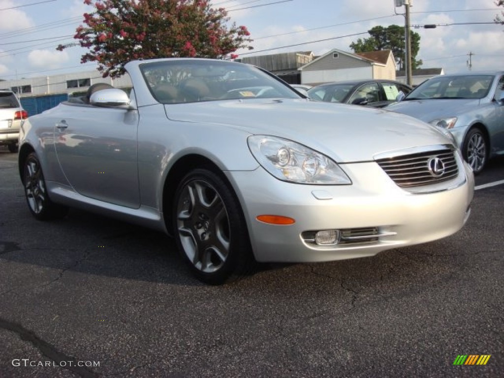 2007 SC 430 Convertible - Mercury Metallic / Black photo #1