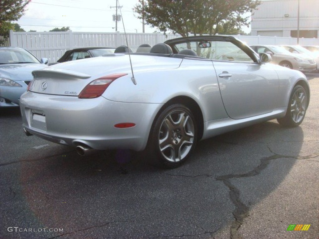 2007 SC 430 Convertible - Mercury Metallic / Black photo #3