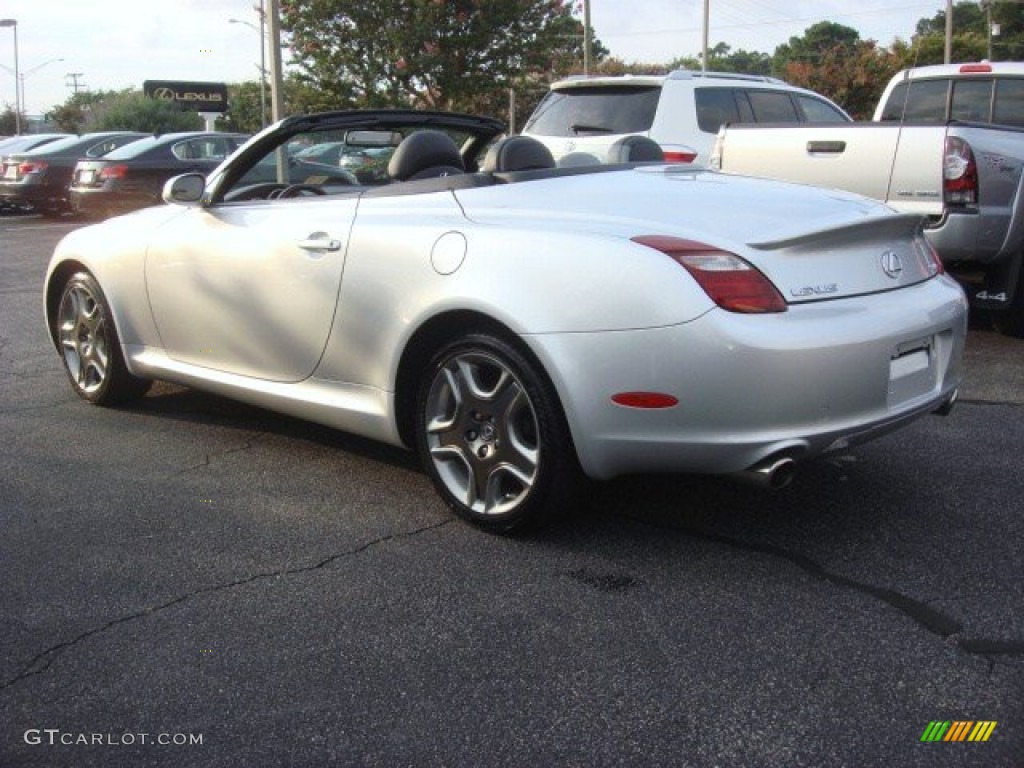 2007 SC 430 Convertible - Mercury Metallic / Black photo #4