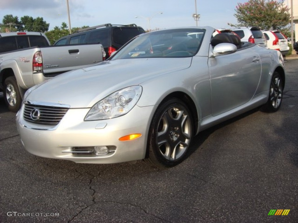 2007 SC 430 Convertible - Mercury Metallic / Black photo #6