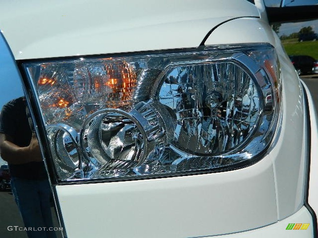 2012 Tundra Platinum CrewMax 4x4 - Super White / Red Rock photo #9