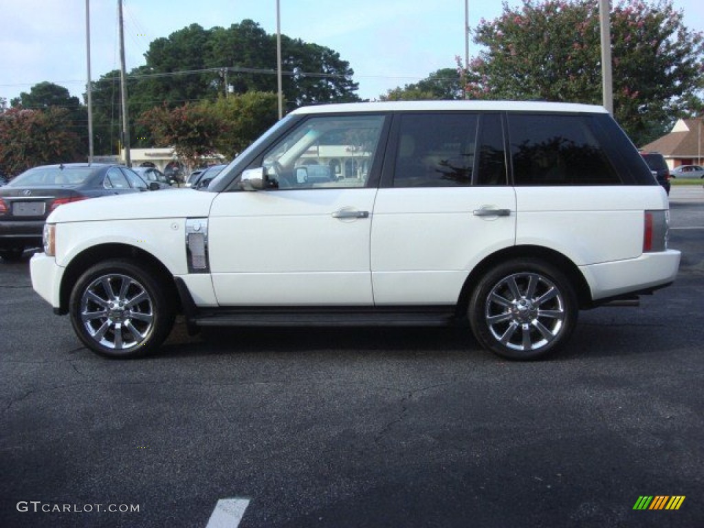 2007 Range Rover Supercharged - Chawton White / Ivory/Black photo #6