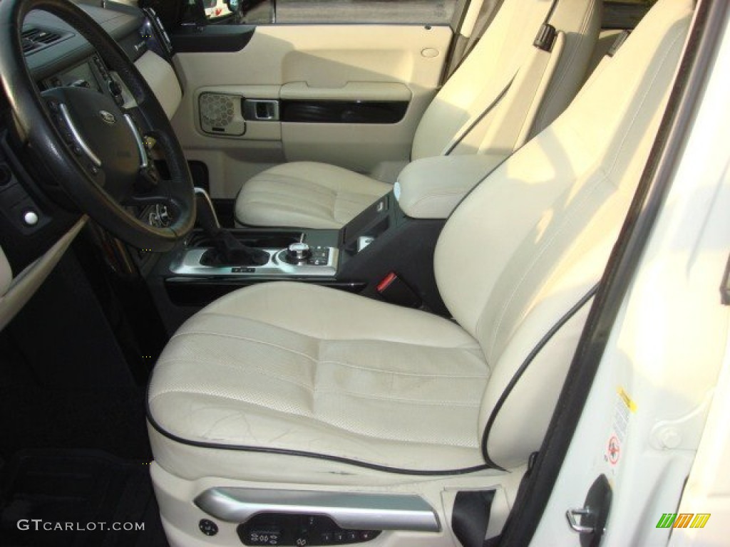 2007 Range Rover Supercharged - Chawton White / Ivory/Black photo #9