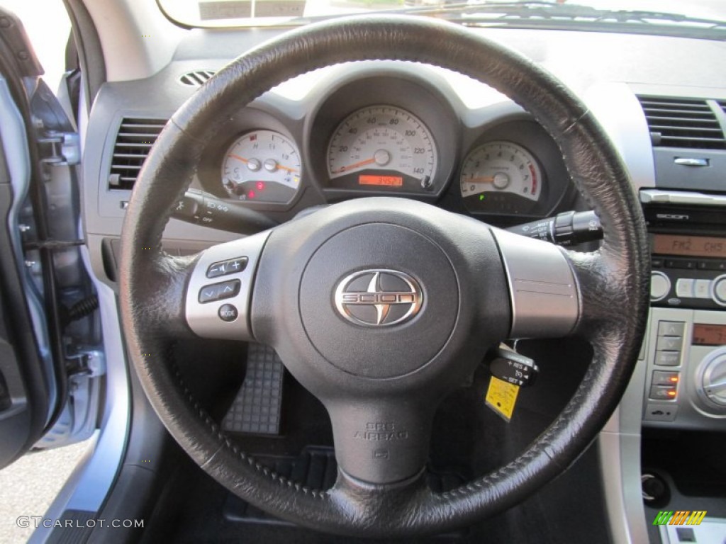 2010 Scion tC Standard tC Model Dark Charcoal Steering Wheel Photo #69883600