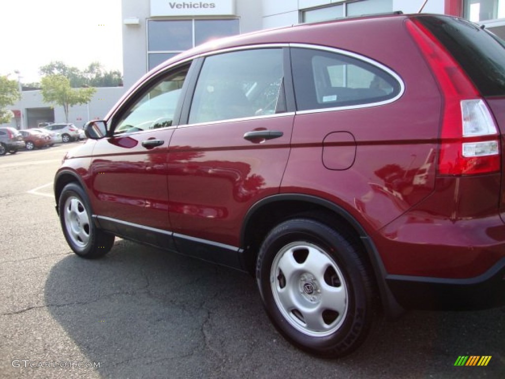 2008 CR-V LX 4WD - Tango Red Pearl / Gray photo #4
