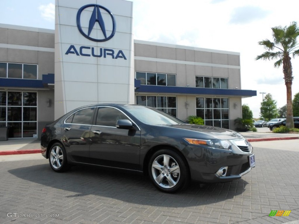 2012 TSX Technology Sedan - Graphite Luster Metallic / Ebony photo #1