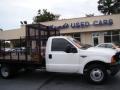 Oxford White - F350 Super Duty XL Regular Cab Flatbed Photo No. 1