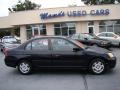 2001 Nighthawk Black Pearl Honda Civic LX Sedan  photo #1