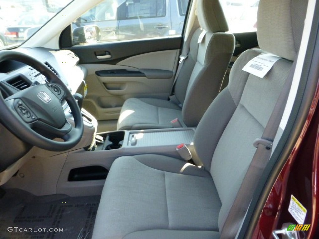 2012 CR-V LX 4WD - Basque Red Pearl II / Gray photo #10