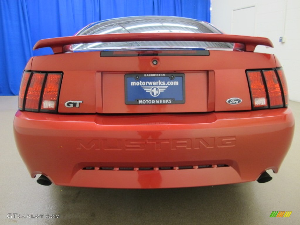 2002 Mustang GT Coupe - Laser Red Metallic / Dark Charcoal photo #7