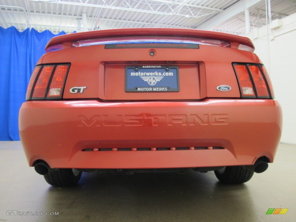 2002 Mustang GT Coupe - Laser Red Metallic / Dark Charcoal photo #8