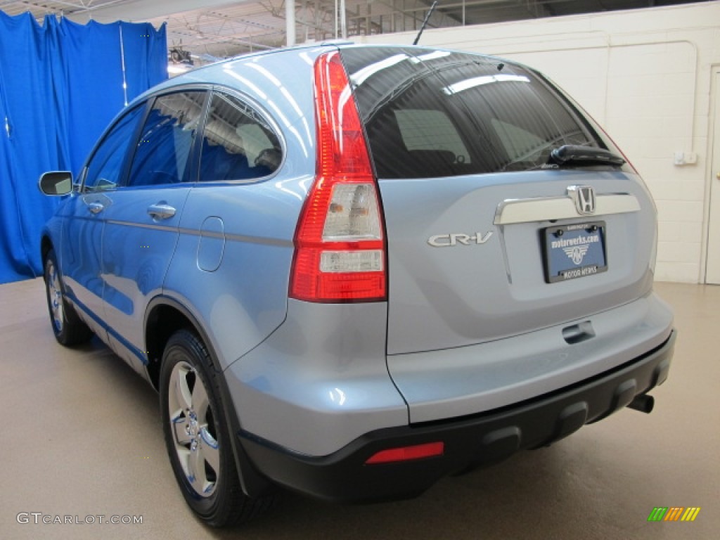 2009 CR-V EX-L 4WD - Glacier Blue Metallic / Gray photo #6
