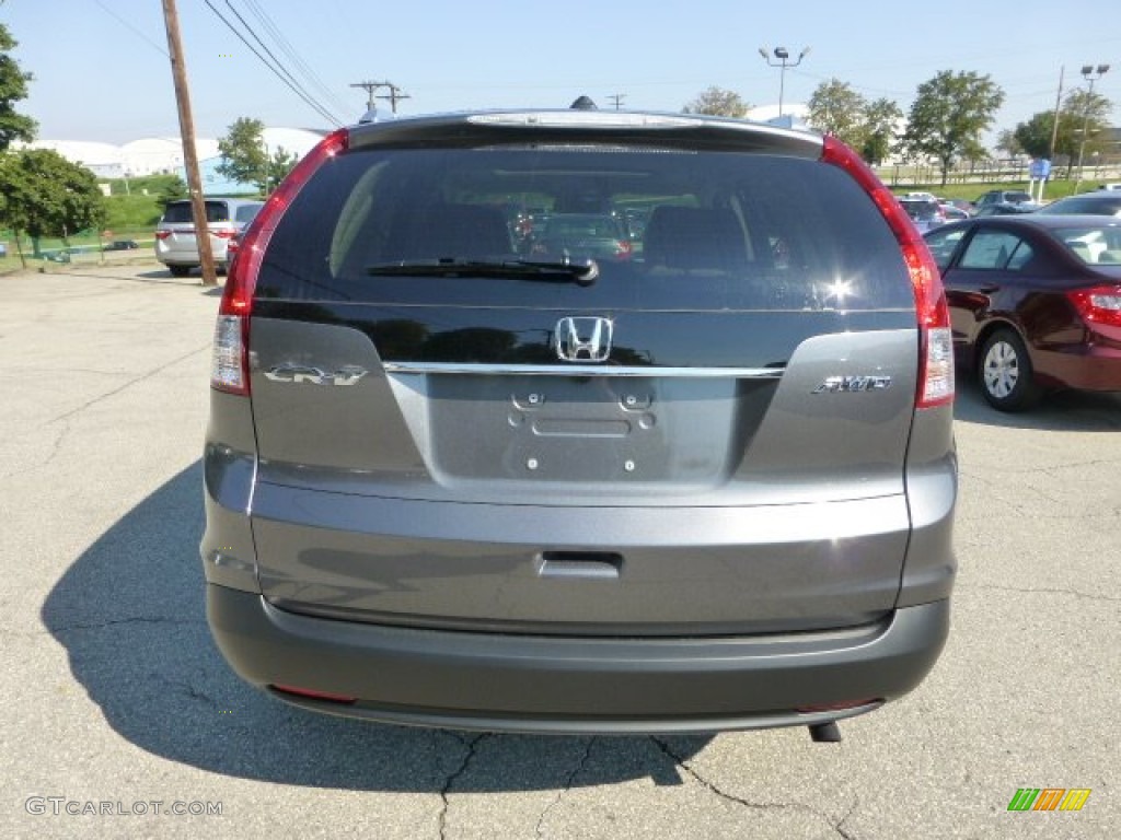 2012 CR-V EX-L 4WD - Polished Metal Metallic / Black photo #3