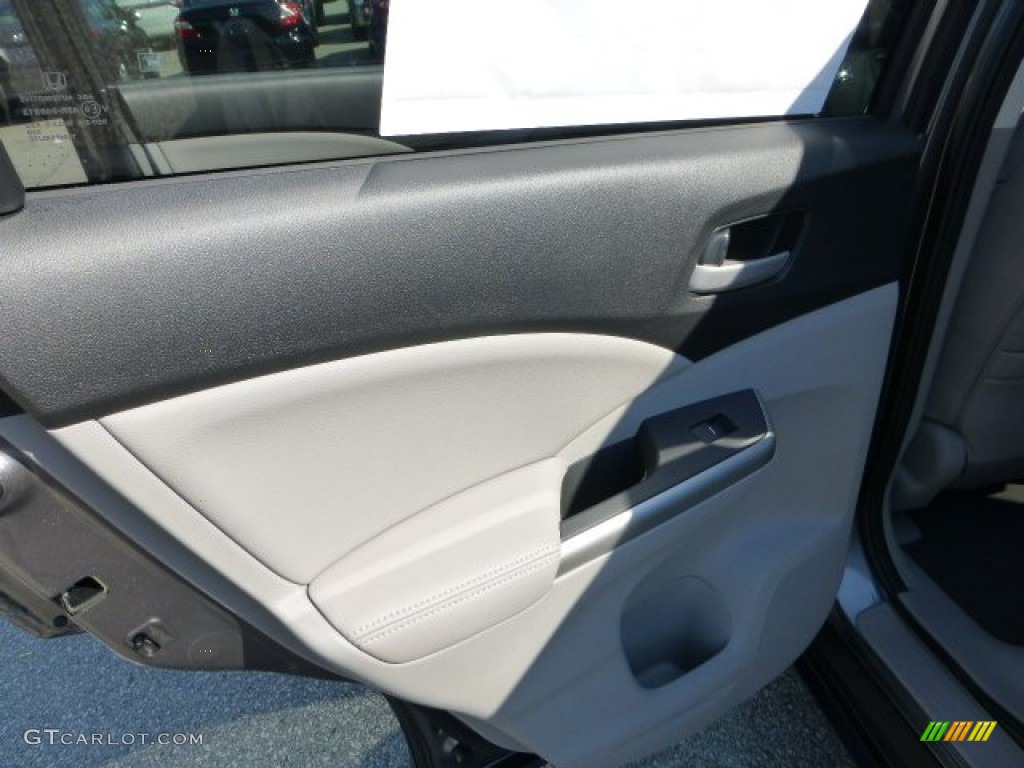 2012 CR-V EX-L 4WD - Polished Metal Metallic / Black photo #13