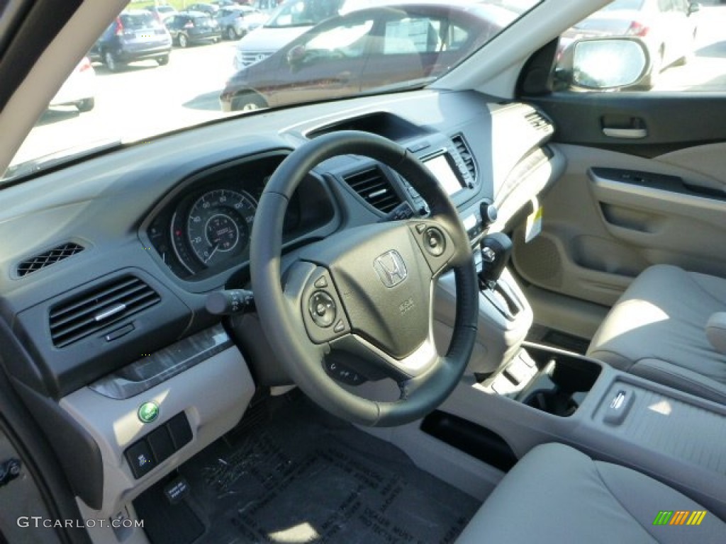 2012 CR-V EX-L 4WD - Polished Metal Metallic / Black photo #15