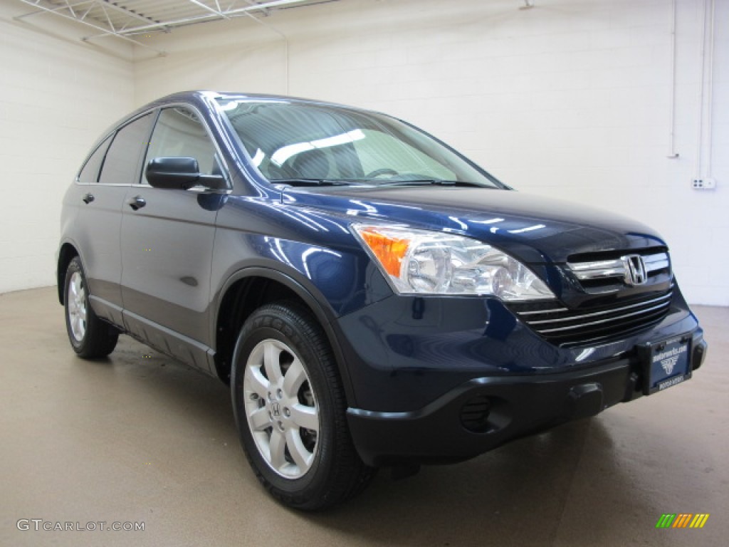 2009 CR-V EX 4WD - Royal Blue Pearl / Black photo #1