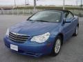 2008 Marathon Blue Pearl Chrysler Sebring Touring Convertible  photo #2