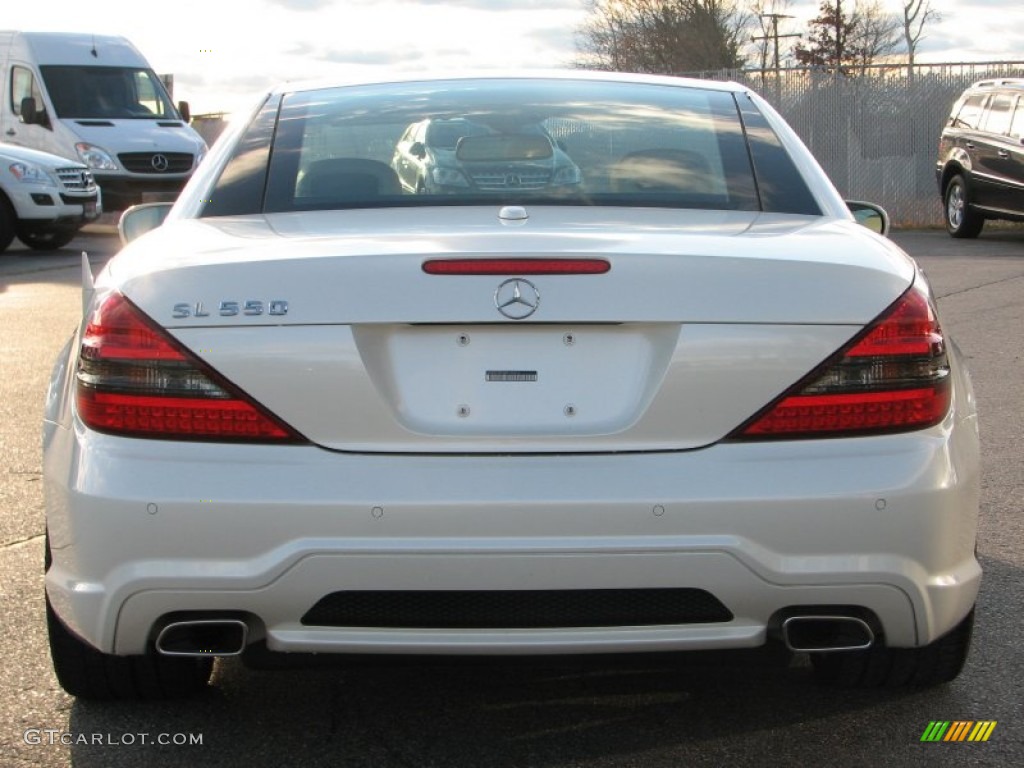 Diamond White Metallic 2011 Mercedes-Benz SL 550 Roadster Exterior Photo #69888711