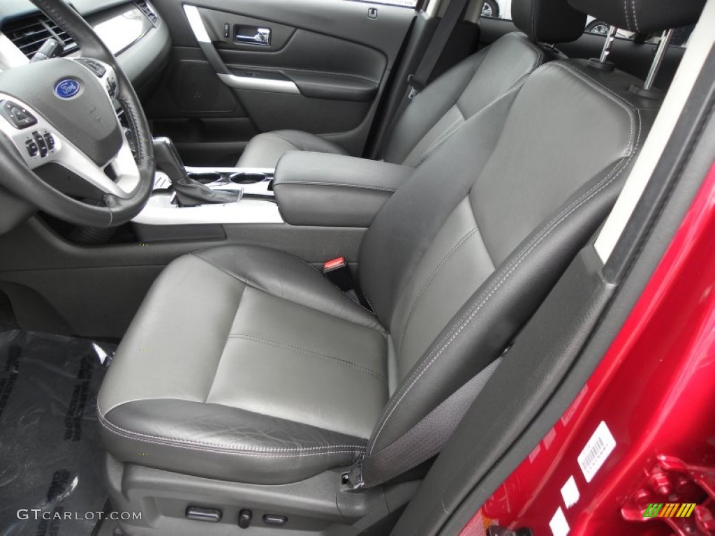 Charcoal Black/Liquid Silver Smoke Metallic Interior 2013 Ford Edge Sport Photo #69889081