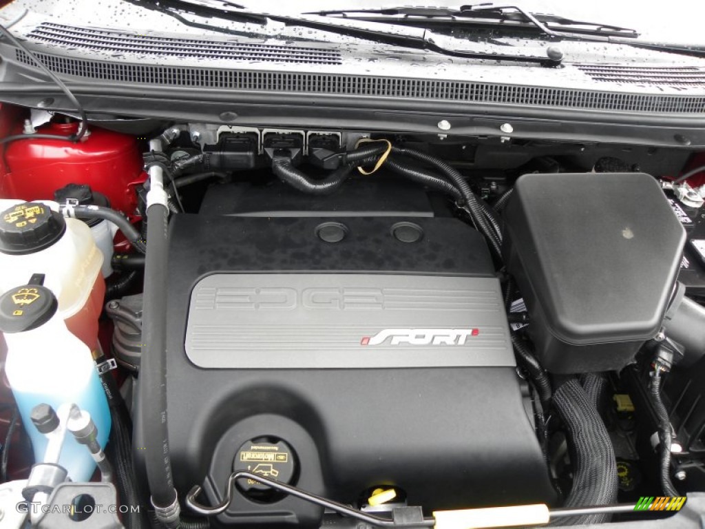 2013 Ford Edge Sport 3.7 Liter DOHC 24-Valve Ti-VCT V6 Engine Photo #69889216