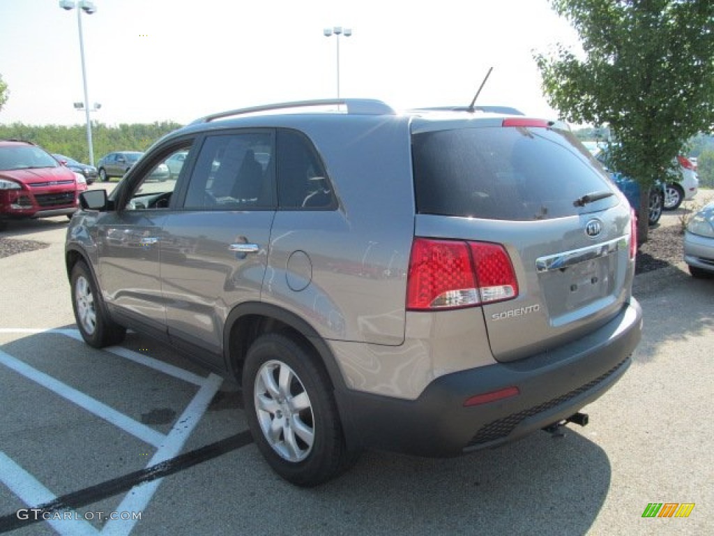 2011 Sorento LX AWD - Titanium Silver / Black photo #8