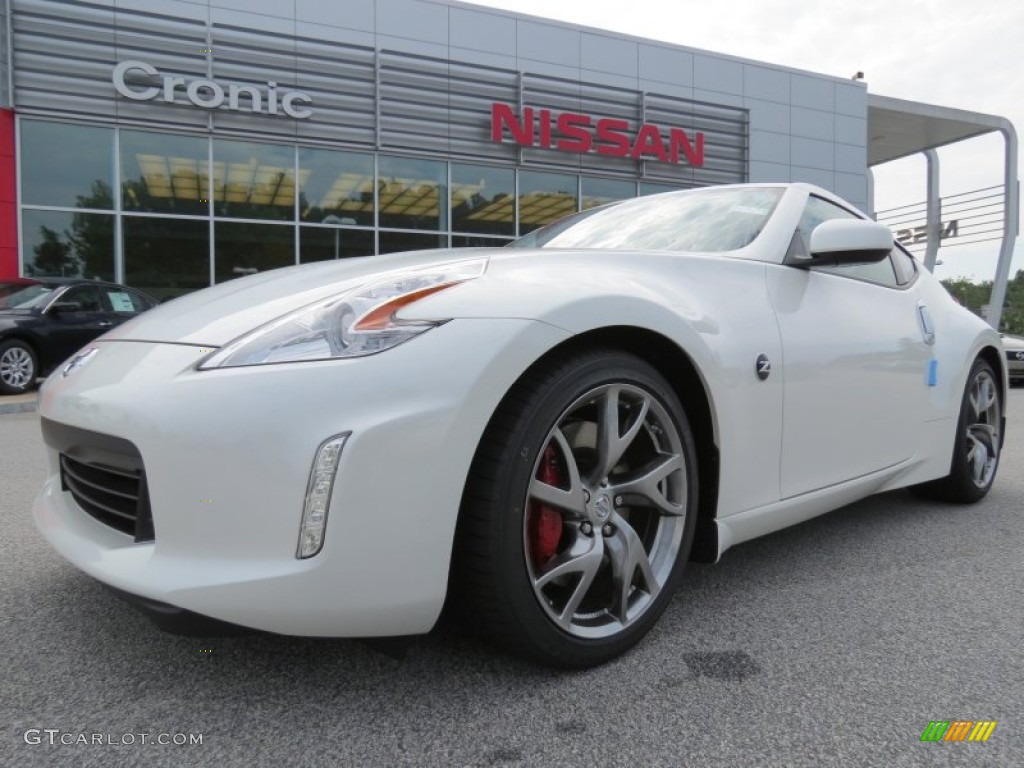 2013 370Z Sport Coupe - Pearl White / Black photo #1