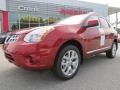 2013 Cayenne Red Nissan Rogue SV  photo #1