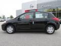 2012 Super Black Nissan Versa 1.8 S Hatchback  photo #2