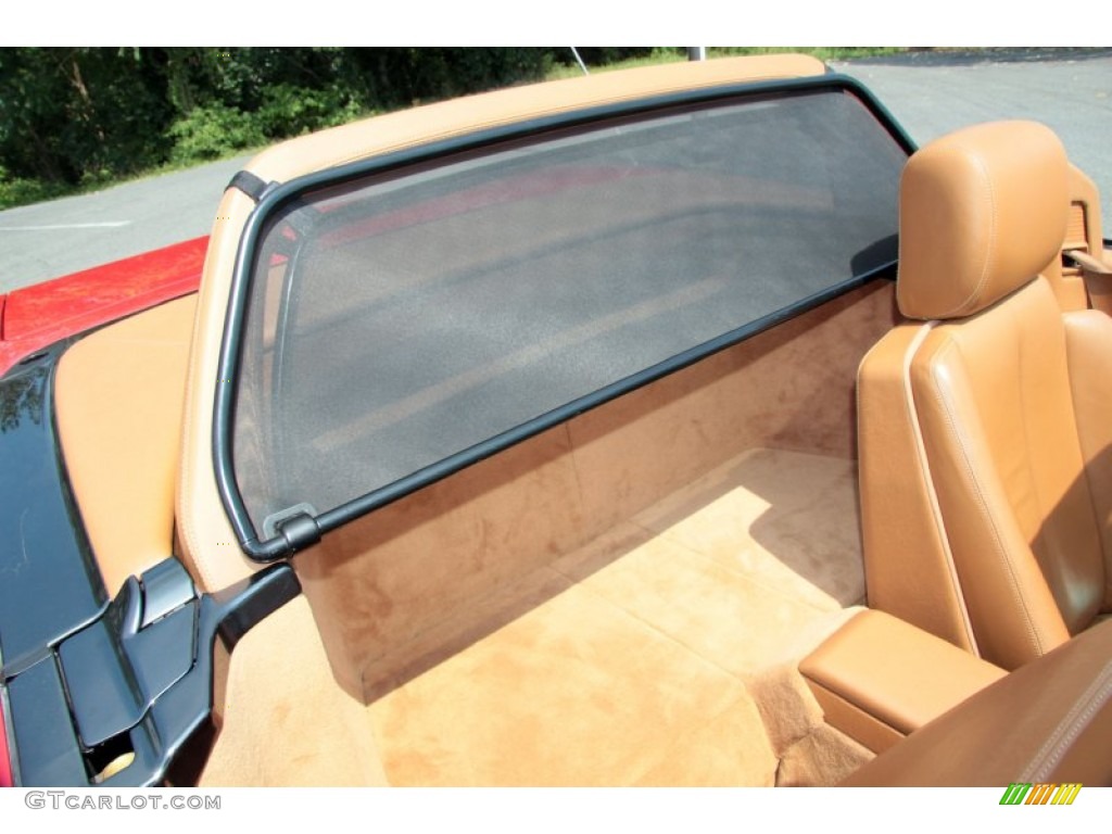 Parchment Interior 1992 Mercedes-Benz SL 500 Roadster Photo #69893368