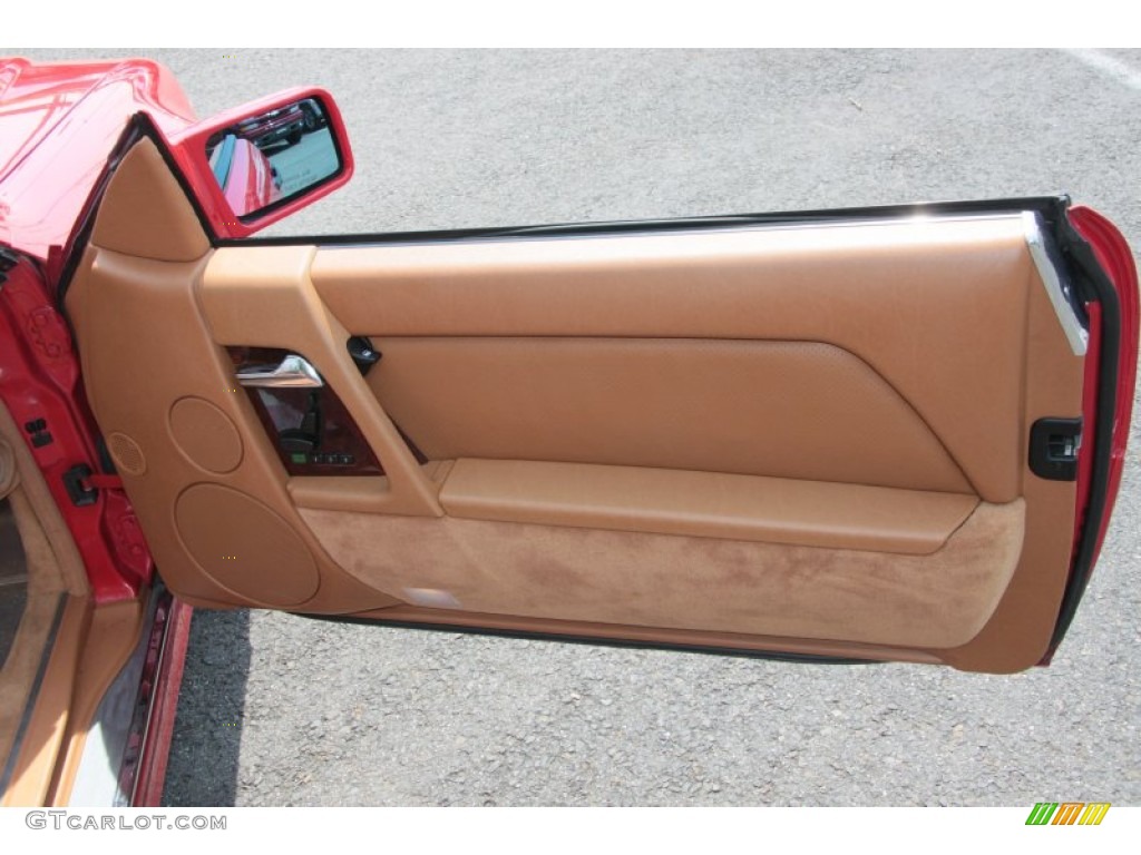 1992 Mercedes-Benz SL 500 Roadster Parchment Door Panel Photo #69893404