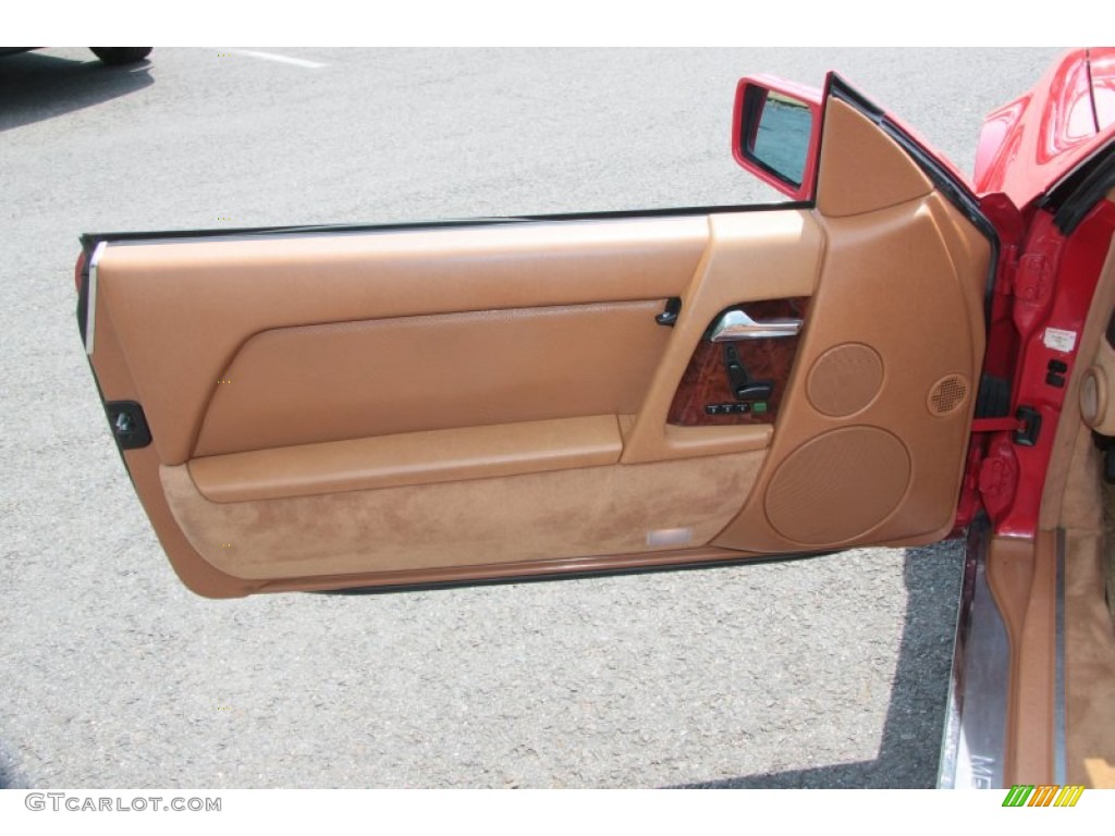 1992 Mercedes-Benz SL 500 Roadster Parchment Door Panel Photo #69893413