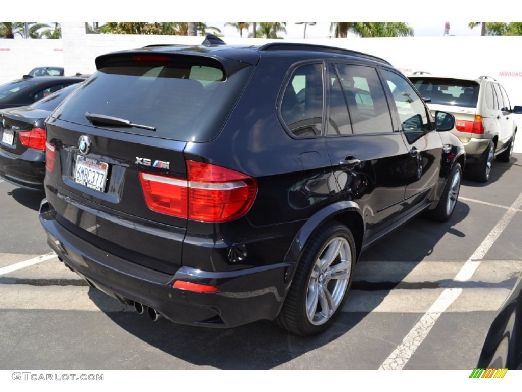 2010 X5 M  - Carbon Black Metallic / Black photo #3