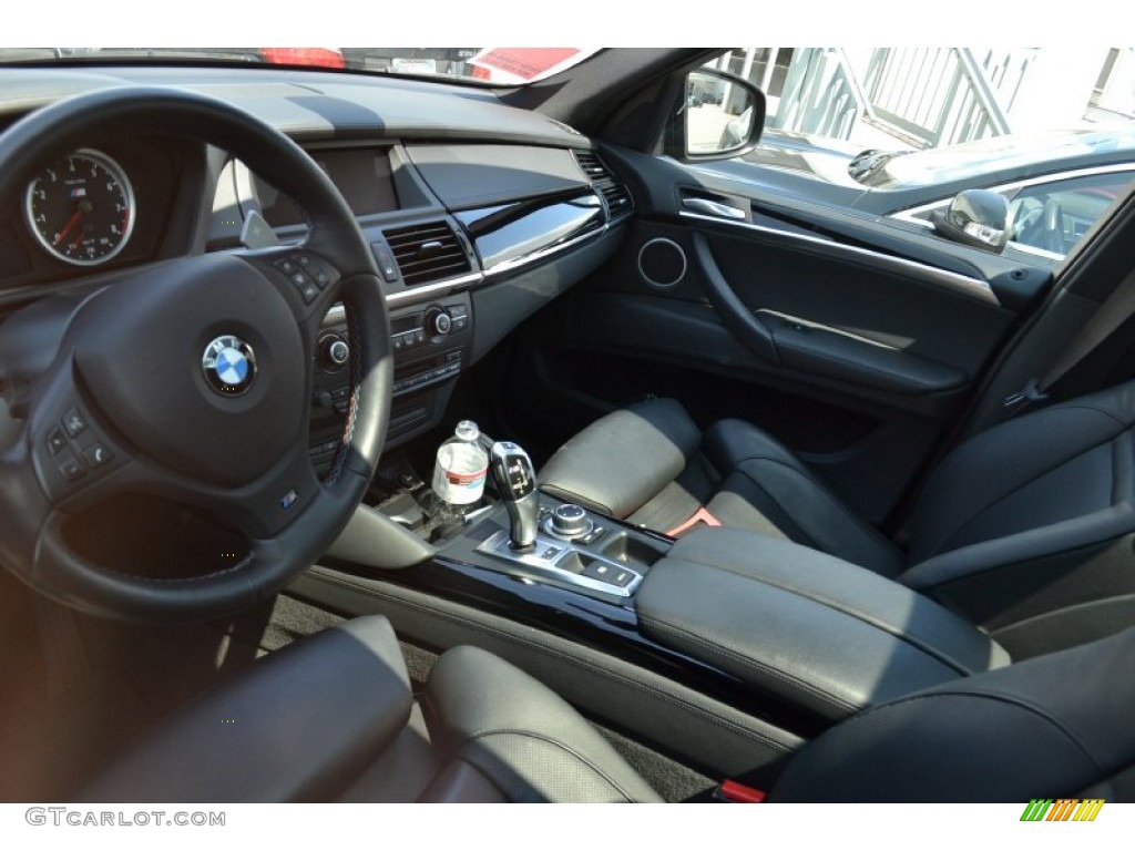 2010 X5 M  - Carbon Black Metallic / Black photo #4