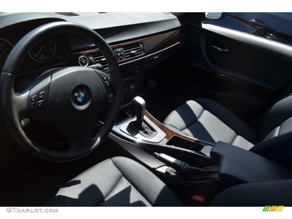 2009 3 Series 328i Sedan - Black Sapphire Metallic / Black photo #4