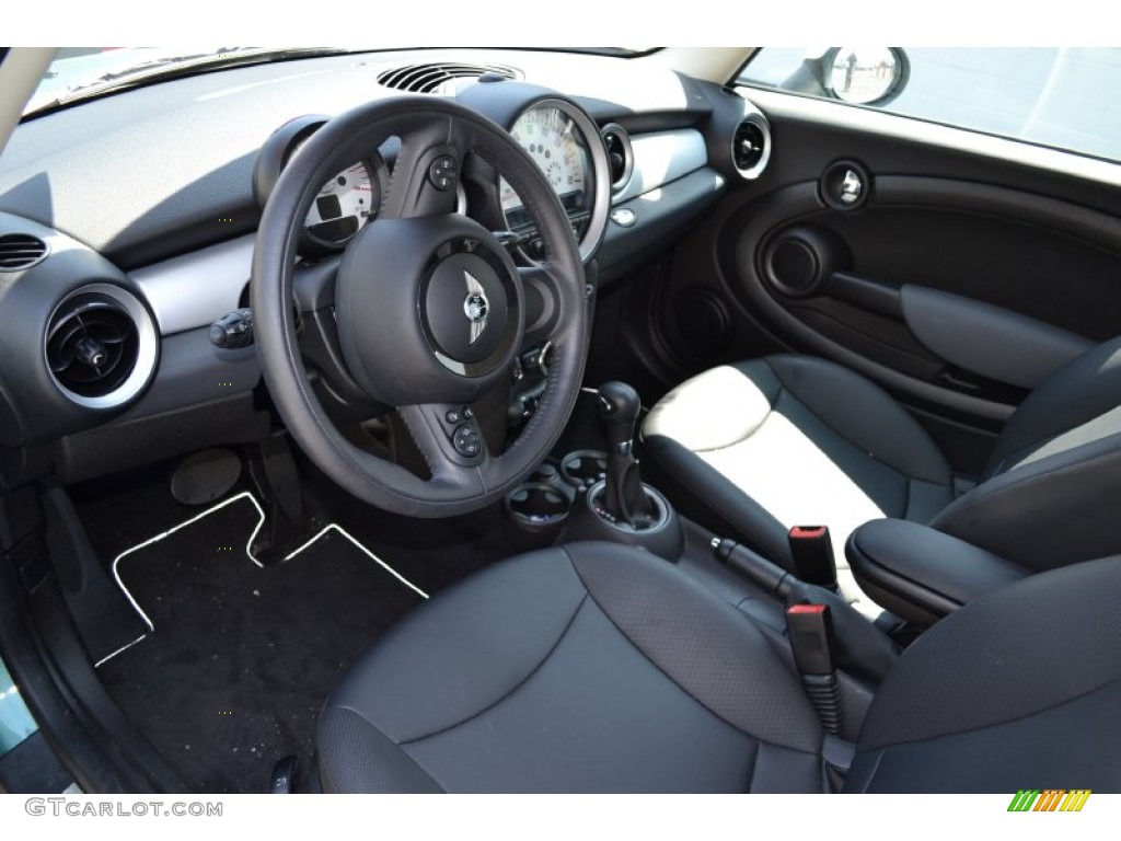 Carbon Black Interior 2012 Mini Cooper Hardtop Photo #69894619
