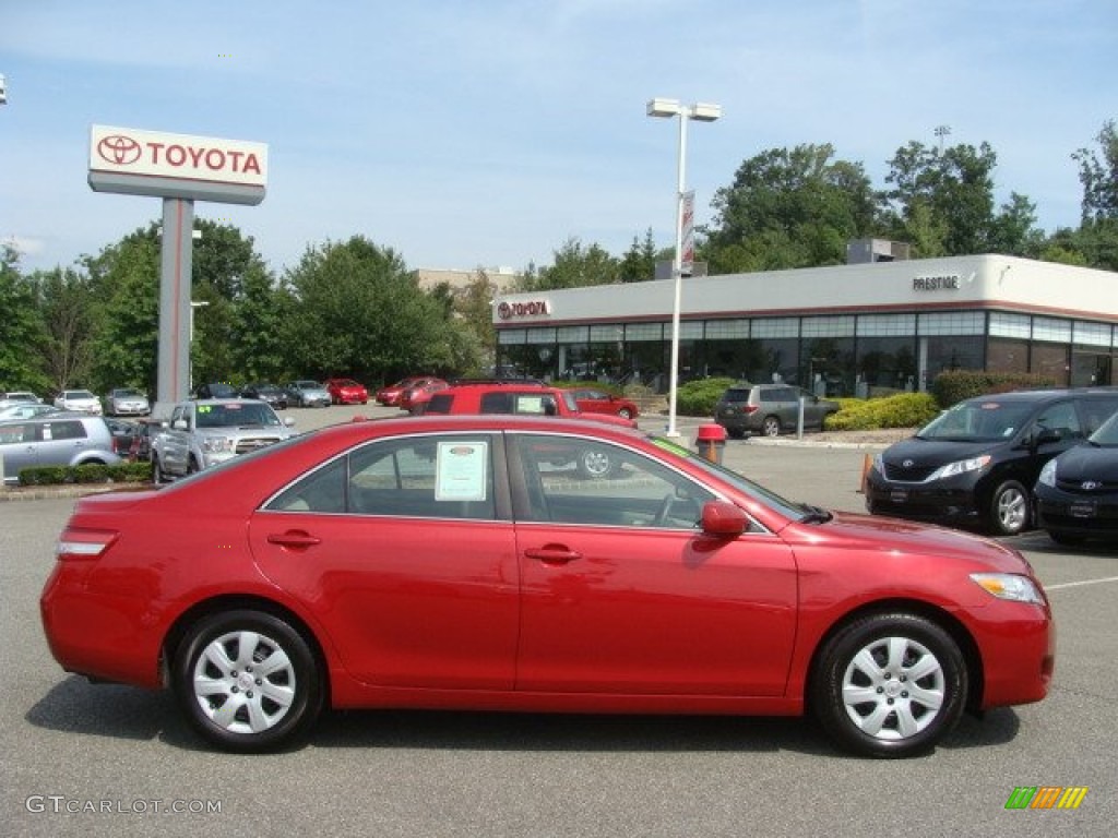 2010 Camry LE - Barcelona Red Metallic / Bisque photo #1
