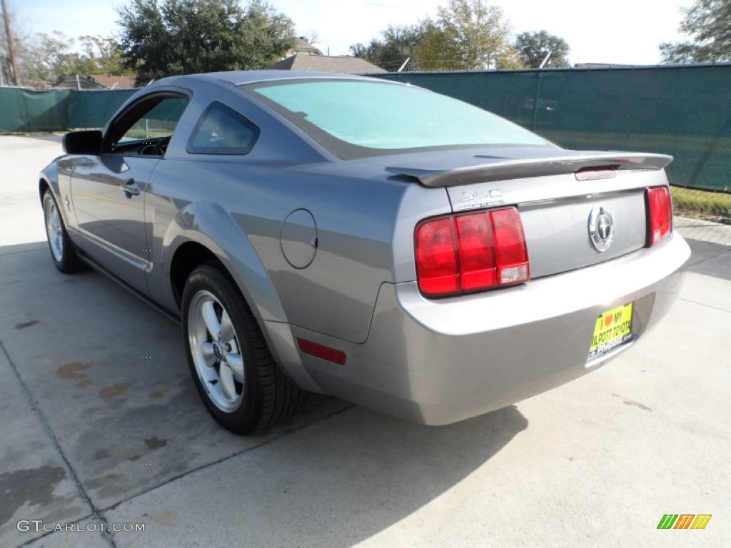 2007 Mustang V6 Premium Coupe - Tungsten Grey Metallic / Dark Charcoal photo #5