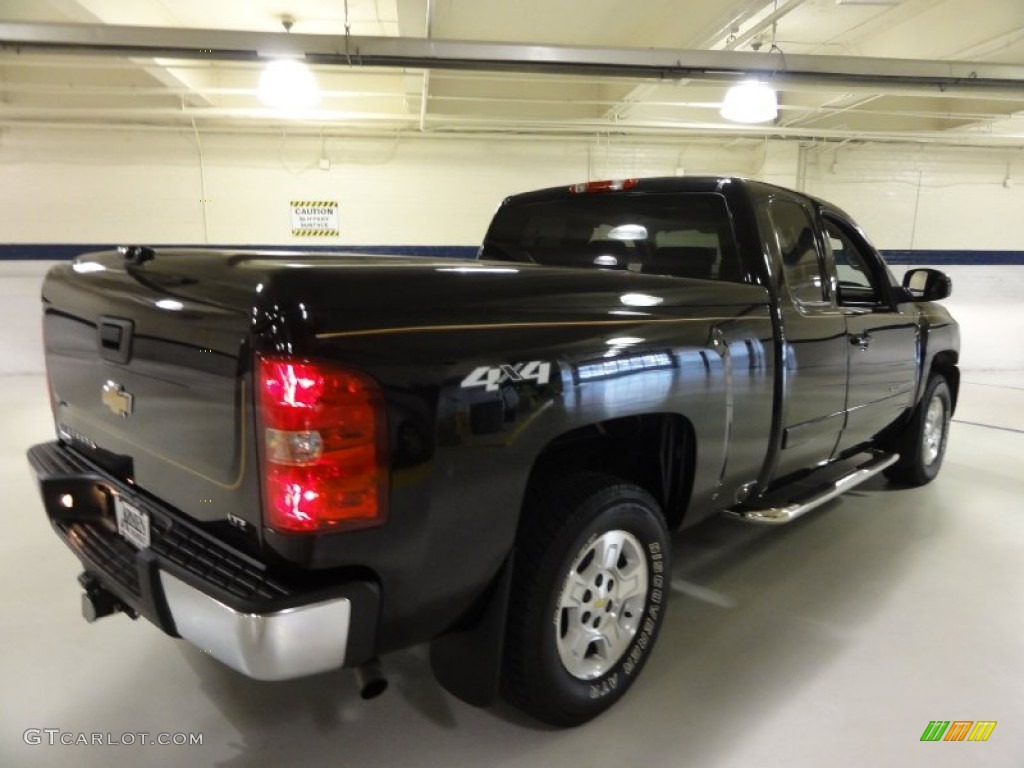 2008 Silverado 1500 LTZ Extended Cab 4x4 - Black / Ebony photo #9