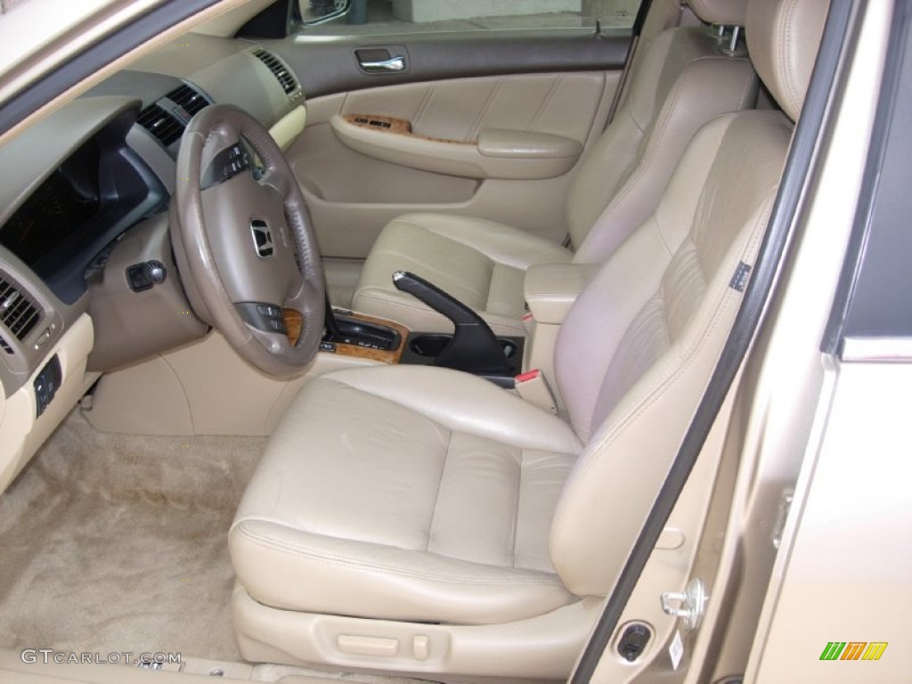 2003 Accord EX V6 Sedan - Desert Mist Metallic / Ivory photo #4