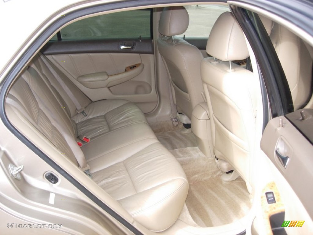 2003 Accord EX V6 Sedan - Desert Mist Metallic / Ivory photo #6